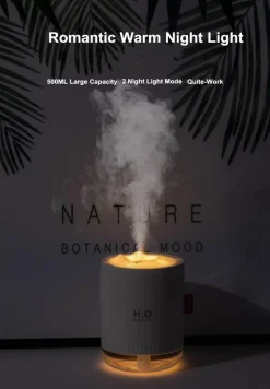 2-in-1 Ultraschall-Luftbefeuchter Nachtlampe - Schlafhilfegerät