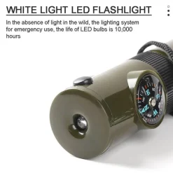 7-in-1-Überlebenswerkzeug – Tragbare Camping-Mehrzweckausrüstung