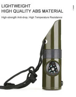 7-in-1-Überlebenswerkzeug – Tragbare Camping-Mehrzweckausrüstung