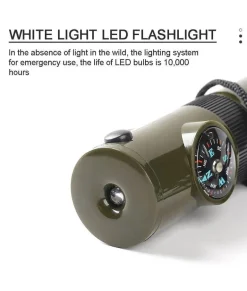 7-in-1-Überlebenswerkzeug – Tragbare Camping-Mehrzweckausrüstung