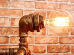 Industrial Dog Table Lamp - Puppy Pet Decor