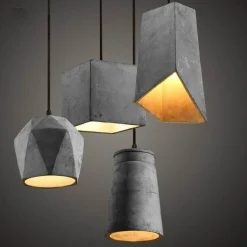 Industrial Hanging Light Fixture - Vintage Retro Loft Droplight