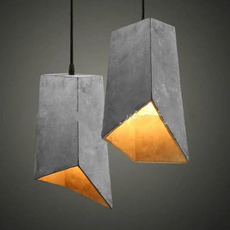 Industrial Hanging Light Fixture - Vintage Retro Loft Droplight