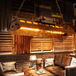 Industrial Iron Pendant Light - Loft Ceiling Fixture