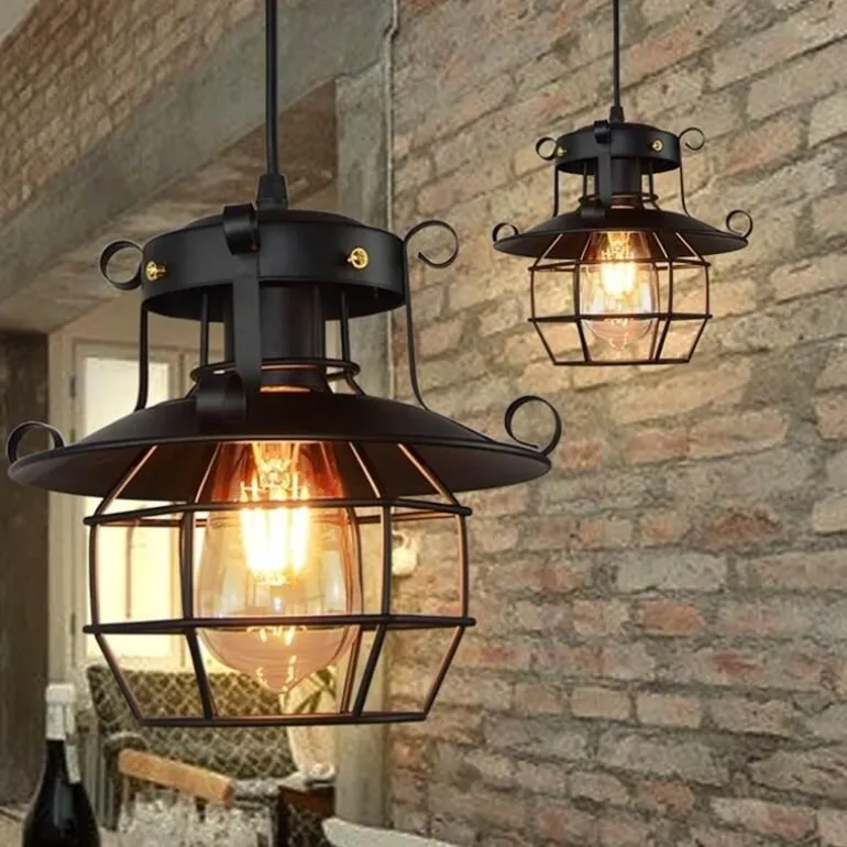 Industrial Retro Loft Ceiling Lamp - Vintage Antique Lighting Fixture