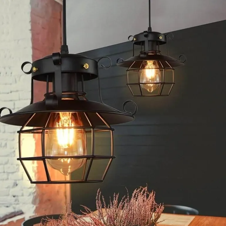 Industrial Retro Loft Ceiling Lamp - Vintage Antique Lighting Fixture