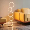Infinity Ring Floor Lamp - Modern LED Light Fixture