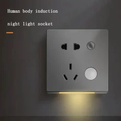 Infrarot-Sensor-Steckdose - Night Guardian Bewegungsmelderleuchte