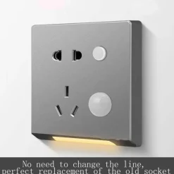 Infrarot-Sensor-Steckdose - Night Guardian Bewegungsmelderleuchte