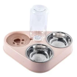 3-in-1-Futternapf-Set aus Edelstahl – langlebige Futternäpfe für Hunde und Katzen