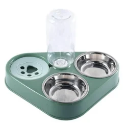 3-in-1-Futternapf-Set aus Edelstahl – langlebige Futternäpfe für Hunde und Katzen