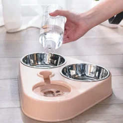 3-in-1-Futternapf-Set aus Edelstahl – langlebige Futternäpfe für Hunde und Katzen