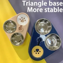 3-in-1-Futternapf-Set aus Edelstahl – langlebige Futternäpfe für Hunde und Katzen