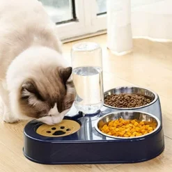 3-in-1-Futternapf-Set aus Edelstahl – langlebige Futternäpfe für Hunde und Katzen