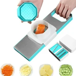 6-in-1-Gemüse- und Obstschneider – Küchenwerkzeug für einfache Zubereitung