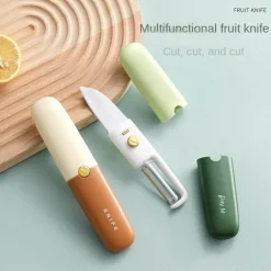 2-in-1-Gemüseschäler und Mini-Kochmesser – Küchenwerkzeug