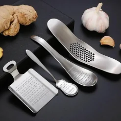 Ingwer-Knoblauch-Zerkleinerer und Multifunktions-Obstmühle aus Edelstahl