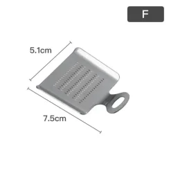 Ingwer-Knoblauch-Zerkleinerer und Multifunktions-Obstmühle aus Edelstahl