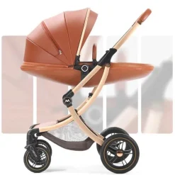 3-in-1-Kinderwagen im futuristischen Stil – vielseitiges Reisesystem