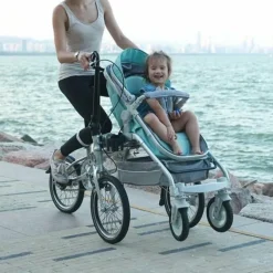 2-in-1-Kinderwagenfahrrad - Umbaubares Lastenfahrrad