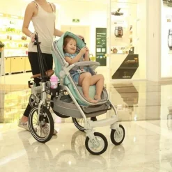 2-in-1-Kinderwagenfahrrad - Umbaubares Lastenfahrrad