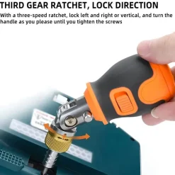 8-in-1-Mini-Ratschenschraubendreher mit Magnet – Tragbares Werkzeug