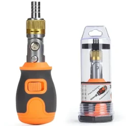 8-in-1-Mini-Ratschenschraubendreher mit Magnet – Tragbares Werkzeug