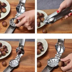 2-in-1-Nussknacker-Werkzeug – Einfaches Schälen von Nüssen und Meeresfrüchten