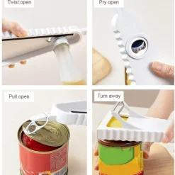 3-in-1-Obstschäler und Flaschenöffner – multifunktionales Küchenwerkzeug