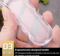 3-in-1-Rotationsschäler aus Edelstahl für Obst und Gemüse