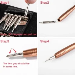 25-in-1-Schraubendreher-Set – Vielseitiges Heimwerker-Werkzeugset