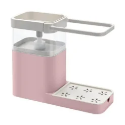 3-in-1-Seifenhalter-Abtropffläche – Multifunktionaler Küchen-Aufbewahrungs-Organizer