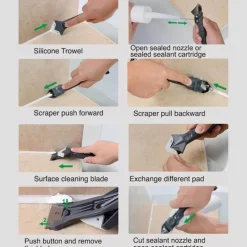 5-in-1-Silikonschaber – Unverzichtbares Reparatur-Entferner-Gadget