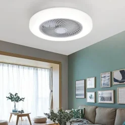 Intelligente Deckenleuchte – Leiser Luftventilator mit unsichtbaren Flügeln
