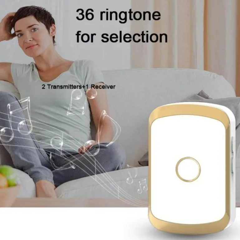Intelligente kabellose Türklingel mit Touch-Taste – WLAN-aktiviertes Klingeln