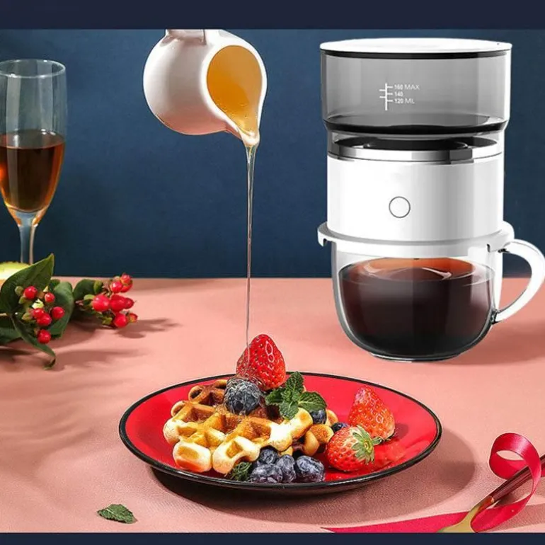 Intelligente Mini-Kaffeemaschine – Automatische Brühmaschine
