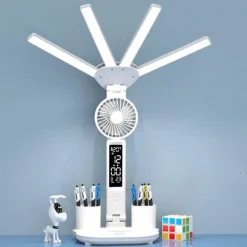 Intelligente multifunktionale Tischlampe – 3-in-1-Design mit vier Köpfen