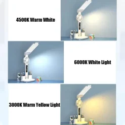 Intelligente multifunktionale Tischlampe – 3-in-1-Design mit vier Köpfen