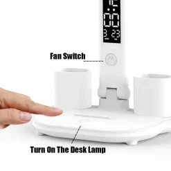 Intelligente multifunktionale Tischlampe – 3-in-1-Design mit vier Köpfen