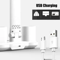 Intelligente multifunktionale Tischlampe – 3-in-1-Design mit vier Köpfen