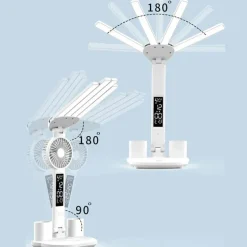 Intelligente multifunktionale Tischlampe – 3-in-1-Design mit vier Köpfen