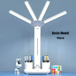 Intelligente multifunktionale Tischlampe – 3-in-1-Design mit vier Köpfen
