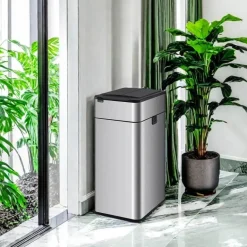 Intelligenter automatischer Sensor-Mülleimer aus Edelstahl