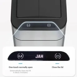 Intelligenter automatischer Sensor-Mülleimer aus Edelstahl