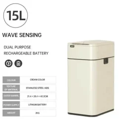 Intelligenter automatischer Sensor-Mülleimer aus Edelstahl