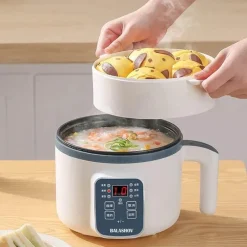 Intelligenter elektrischer Reiskocher – Automatisches Kochen zu Hause mit zwei Schichten leicht gemacht