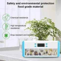 Intelligenter Pillen-Organizer mit Alarm – Automatische Erinnerungsbox