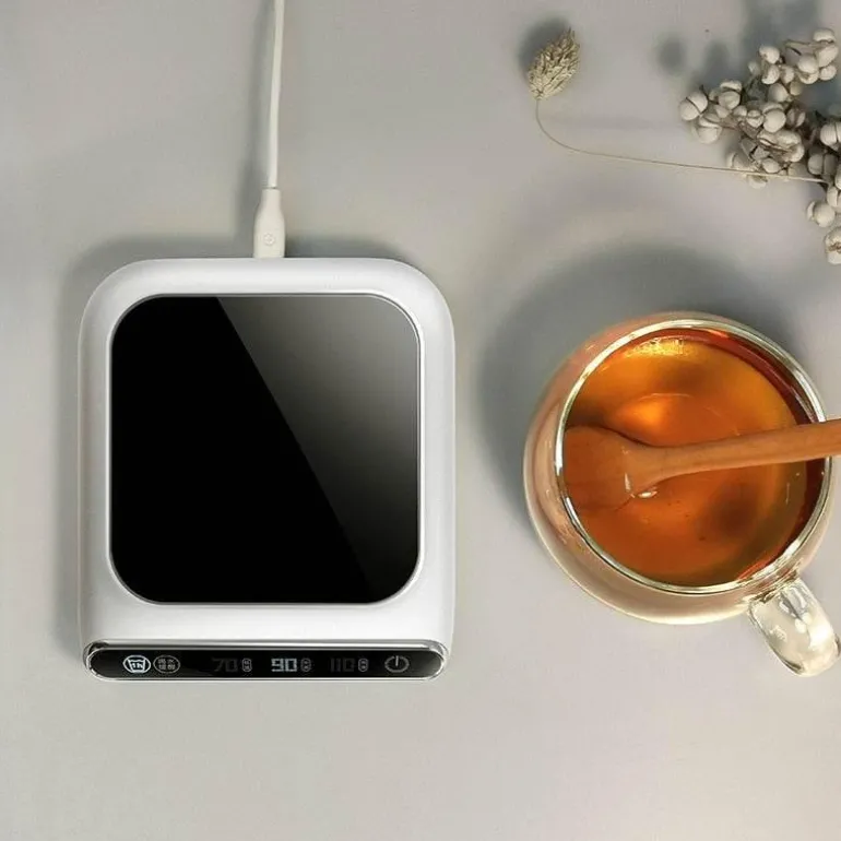 Intelligenter USB-Tassenwärmer-Untersetzer – Elegantes Kaffee-Wärme-Schreibtisch-Accessoire