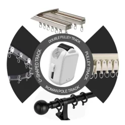 Intelligenter Vorhangöffner – Vorhangsystem mit Fernbedienung