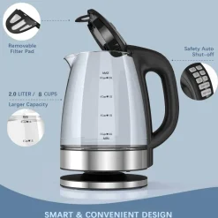 Intelligenter Wasserkocher – Automatische Temperaturregelung, schnelles Kochen